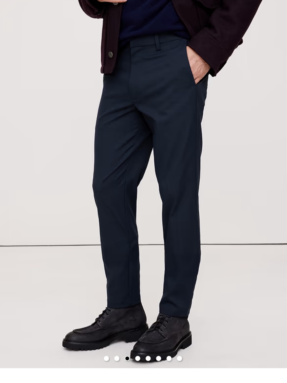 NWT Banana Republic Performance Wool Slim Fit Navy Dress Pants
